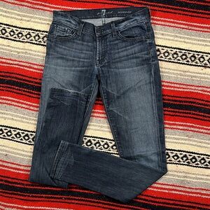 7 For All Mankind Dark Wash Jeans Roxanne Size 27